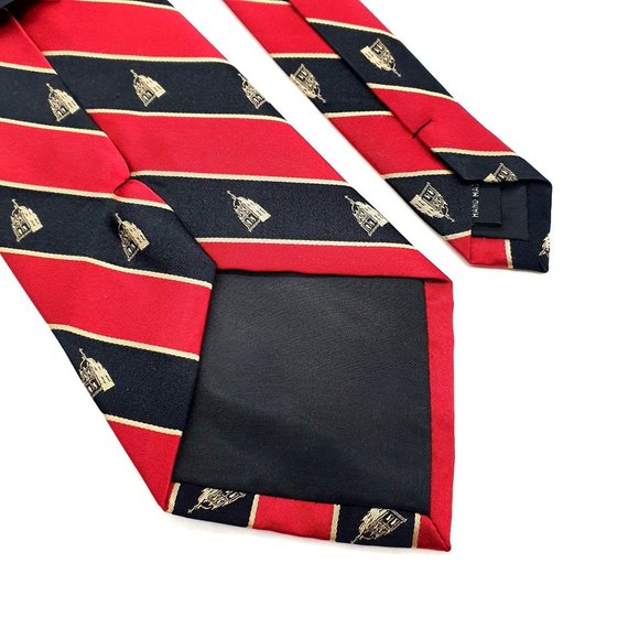 Wolfmark Mens Necktie Church Pastor Reverend Accessory Office Work Casual Gift - Picture 4 of 5